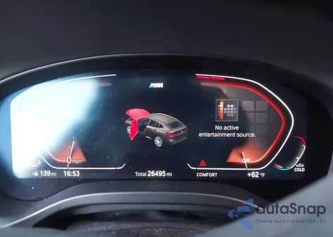 2021 BMW X4 xDrive30I z USA, uszkodzony, nr VIN 5UX2V1C03M9H89632